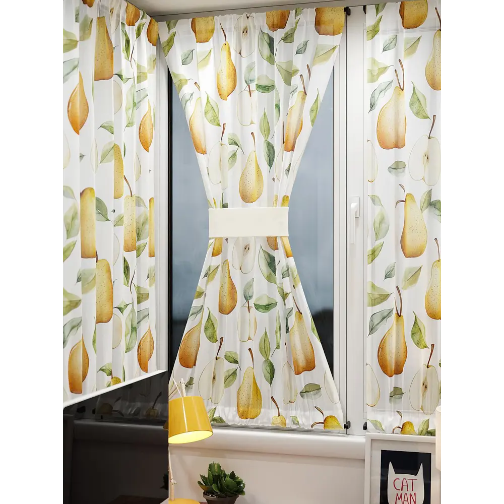 Фото 9 Тюль At home Базовая коллекция AT764191 на шторной ленте 140x100 см цвет белый Фото 9 Тюль At home Базовая коллекция AT764191 на шторной ленте 140x100 см цвет белый