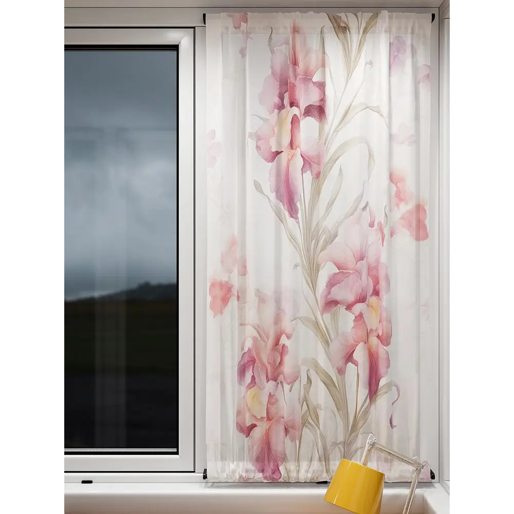 Фото 5 Тюль At home Базовая коллекция AT764180 на шторной ленте 140x100 см цвет бежевый Фото 5 Тюль At home Базовая коллекция AT764180 на шторной ленте 140x100 см цвет бежевый