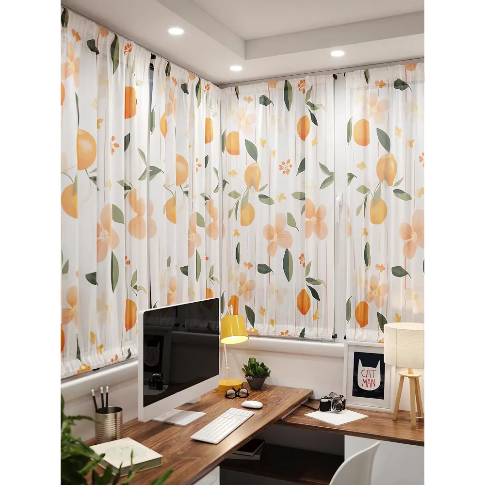 Фото 4 Тюль At home Базовая коллекция AT764178 на шторной ленте 140x100 см цвет бежевый Фото 4 Тюль At home Базовая коллекция AT764178 на шторной ленте 140x100 см цвет бежевый