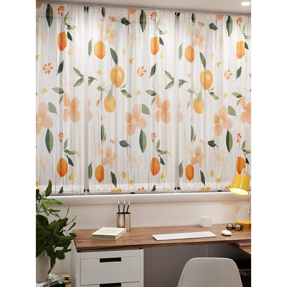 Фото 7 Тюль At home Базовая коллекция AT764178 на шторной ленте 140x100 см цвет бежевый Фото 7 Тюль At home Базовая коллекция AT764178 на шторной ленте 140x100 см цвет бежевый