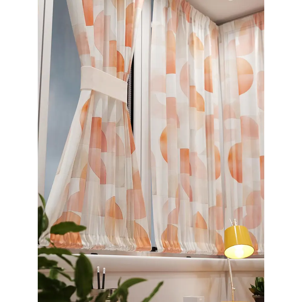 Фото 6 Тюль At home Базовая коллекция AT764177 на шторной ленте 140x100 см цвет бежевый Фото 6 Тюль At home Базовая коллекция AT764177 на шторной ленте 140x100 см цвет бежевый