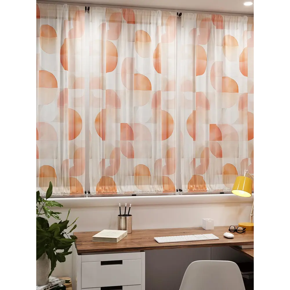 Фото 7 Тюль At home Базовая коллекция AT764177 на шторной ленте 140x100 см цвет бежевый Фото 7 Тюль At home Базовая коллекция AT764177 на шторной ленте 140x100 см цвет бежевый