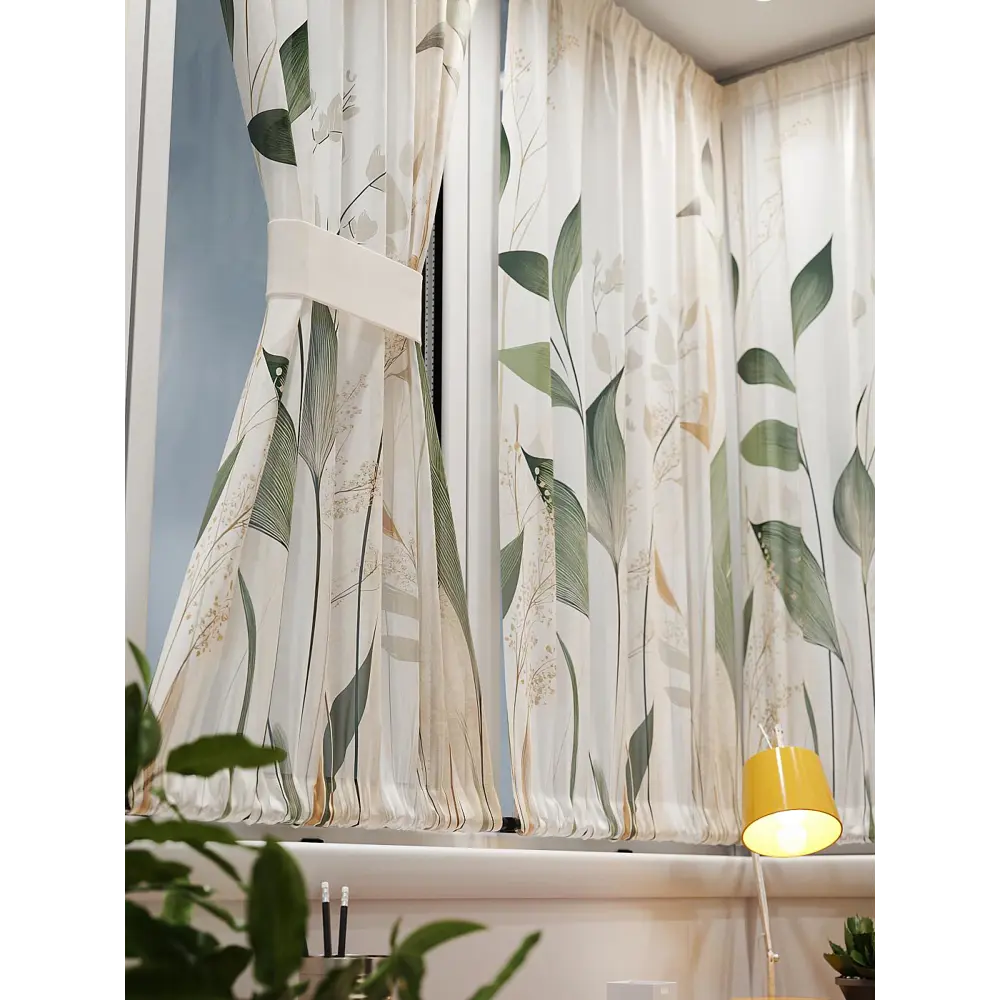 Фото 6 Тюль At home Базовая коллекция AT764159 на шторной ленте 140x100 см цвет бежевый Фото 6 Тюль At home Базовая коллекция AT764159 на шторной ленте 140x100 см цвет бежевый