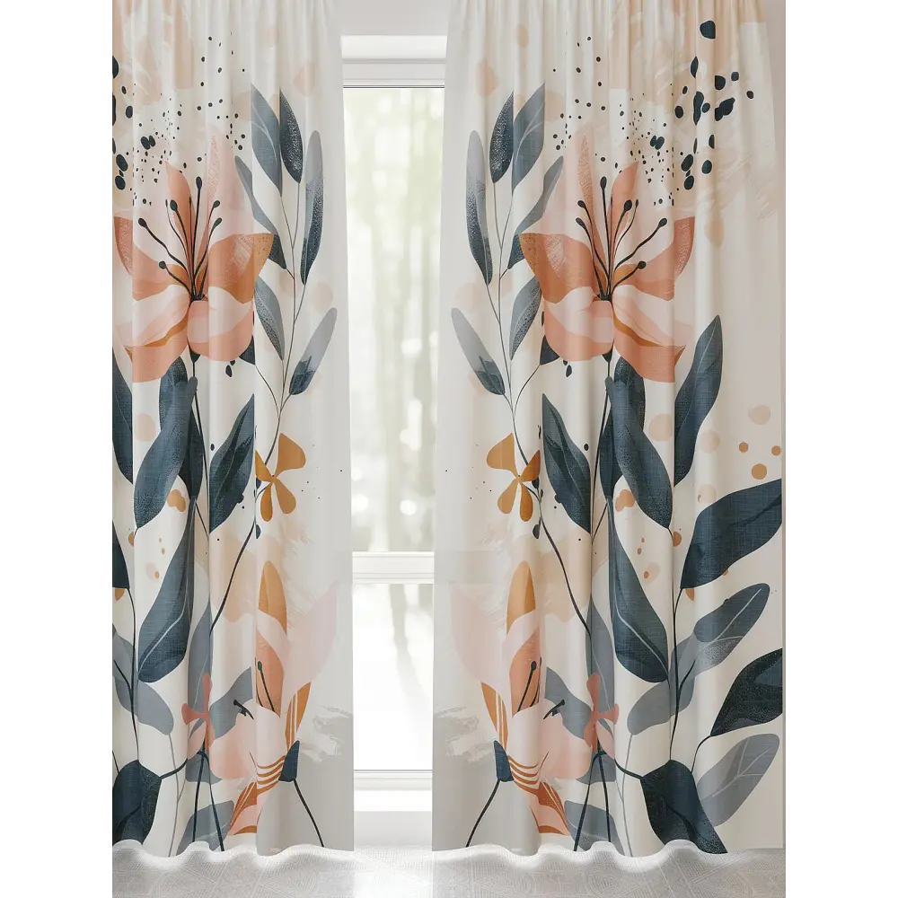 Фото 2 Комплект штор At home Базовая коллекция AT944181 на шторной ленте 230x150 см цвет бежевый Фото 2 Комплект штор At home Базовая коллекция AT944181 на шторной ленте 230x150 см цвет бежевый