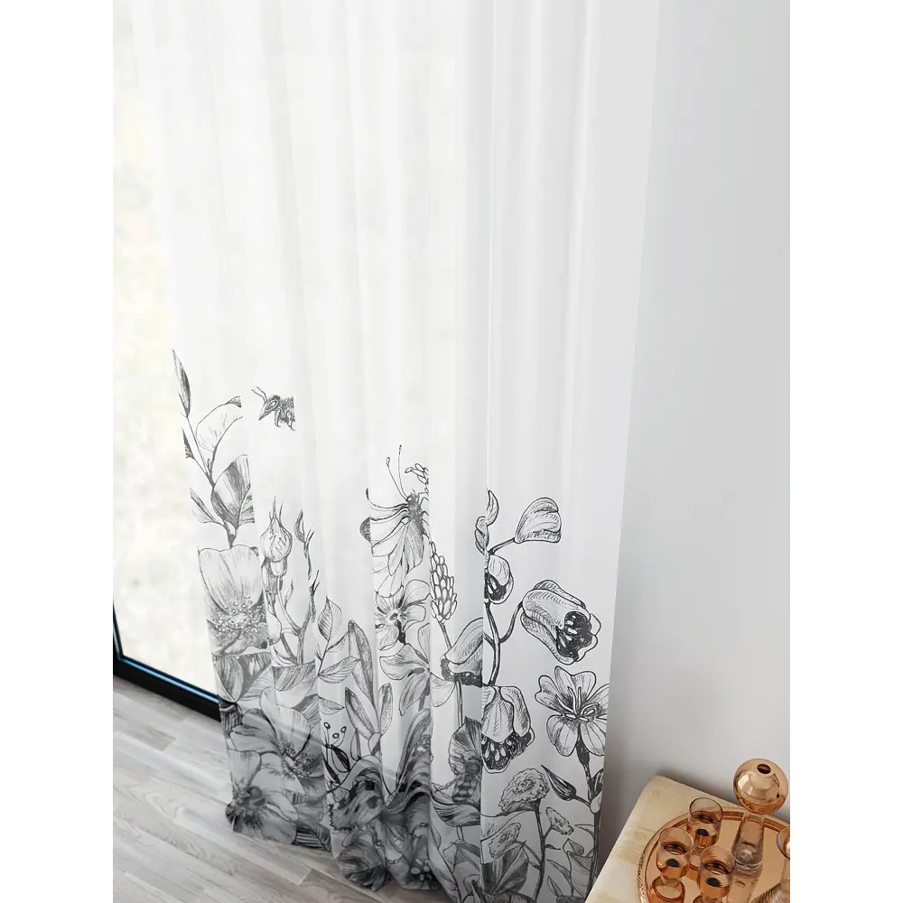 Фото 4 Тюль At home Базовая коллекция AT598057 на шторной ленте 280x150 см цвет белый Фото 4 Тюль At home Базовая коллекция AT598057 на шторной ленте 280x150 см цвет белый
