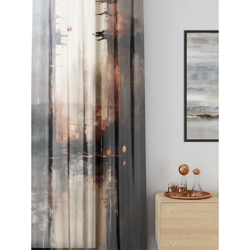 Фото 5 Тюль At home Базовая коллекция AT598095 на шторной ленте 280x150 см цвет бежевый Фото 5 Тюль At home Базовая коллекция AT598095 на шторной ленте 280x150 см цвет бежевый