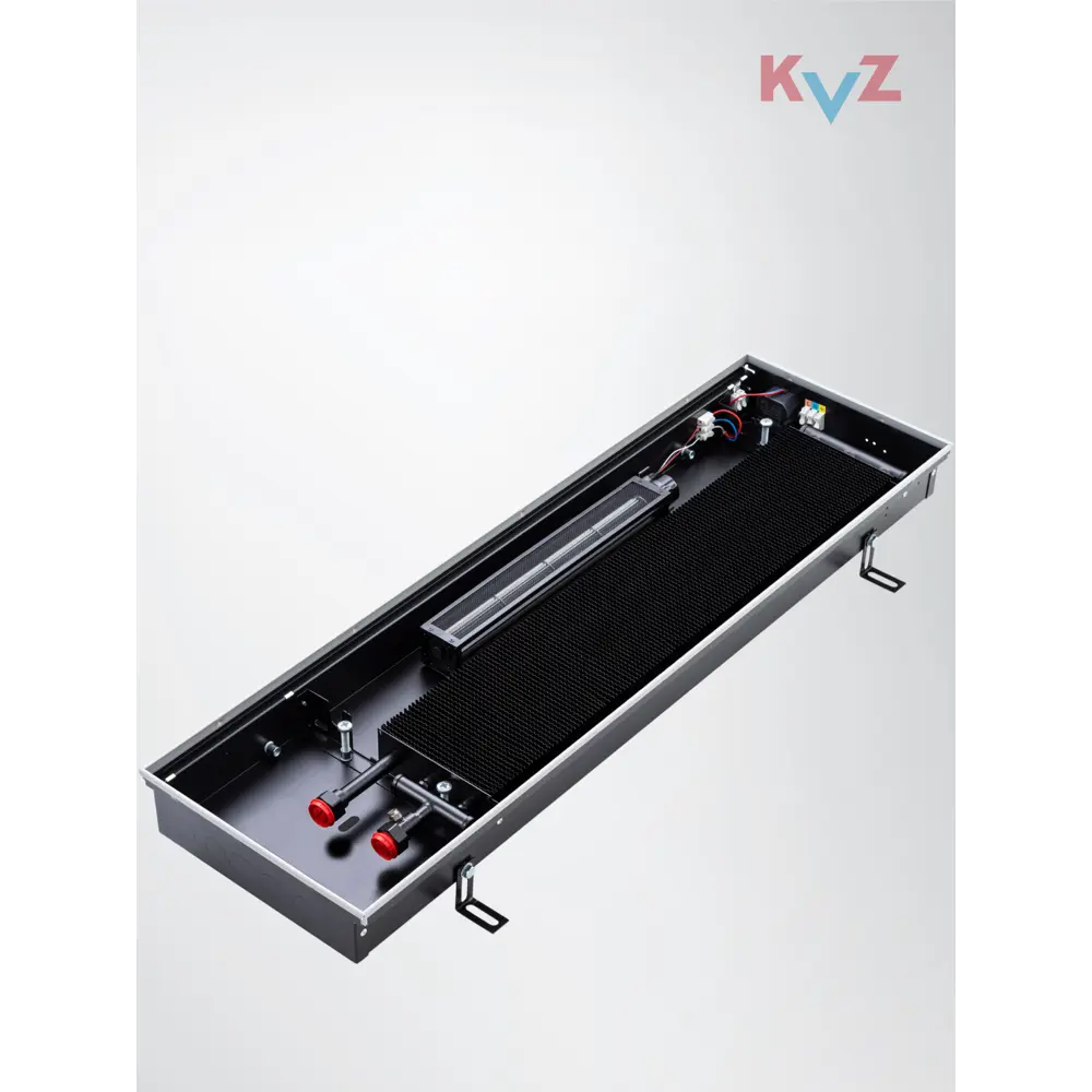 Фото 8 Конвектор внутрипольный KVZ Vent 2EC-24V 1200x360x80 мм биметалл серый Фото 8 Конвектор внутрипольный KVZ Vent 2EC-24V 1200x360x80 мм биметалл серый