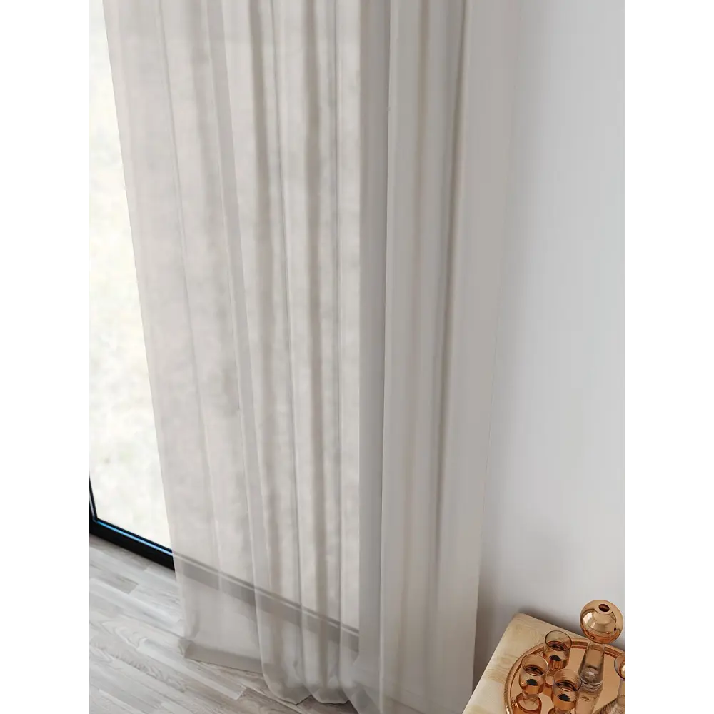 Фото 4 Тюль At home Базовая коллекция AT598123 на шторной ленте 280x150 см цвет серый Фото 4 Тюль At home Базовая коллекция AT598123 на шторной ленте 280x150 см цвет серый