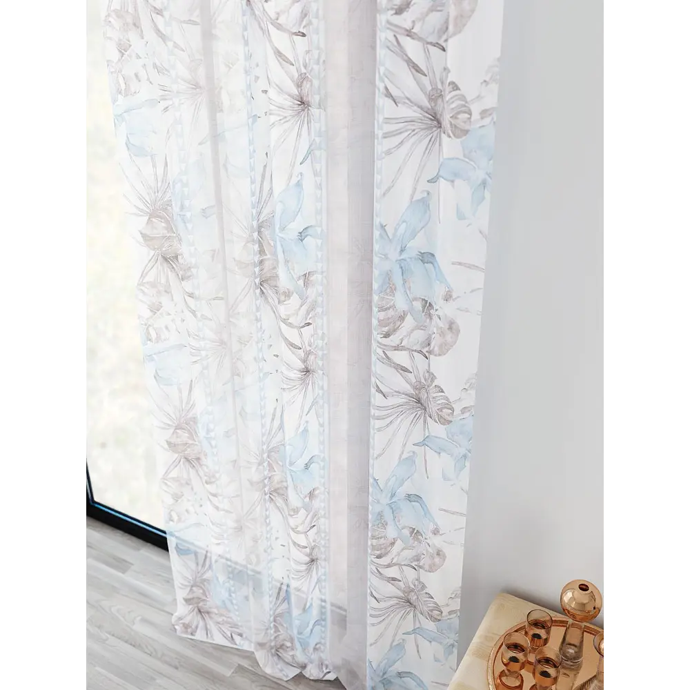 Фото 4 Тюль At home Базовая коллекция AT598034 на шторной ленте 280x150 см цвет бежевый Фото 4 Тюль At home Базовая коллекция AT598034 на шторной ленте 280x150 см цвет бежевый