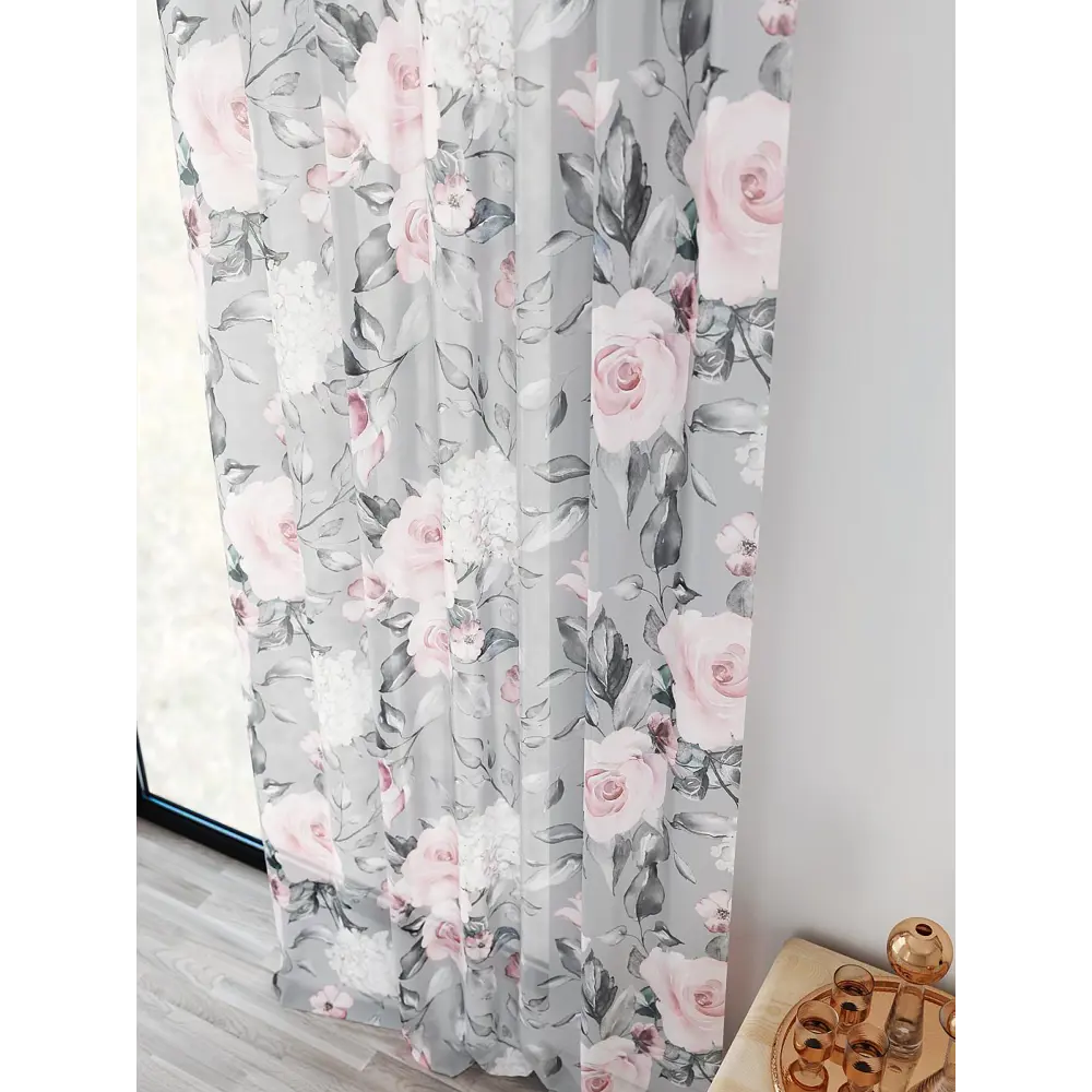 Фото 4 Тюль At home Базовая коллекция AT598053 на шторной ленте 280x150 см цвет серый Фото 4 Тюль At home Базовая коллекция AT598053 на шторной ленте 280x150 см цвет серый