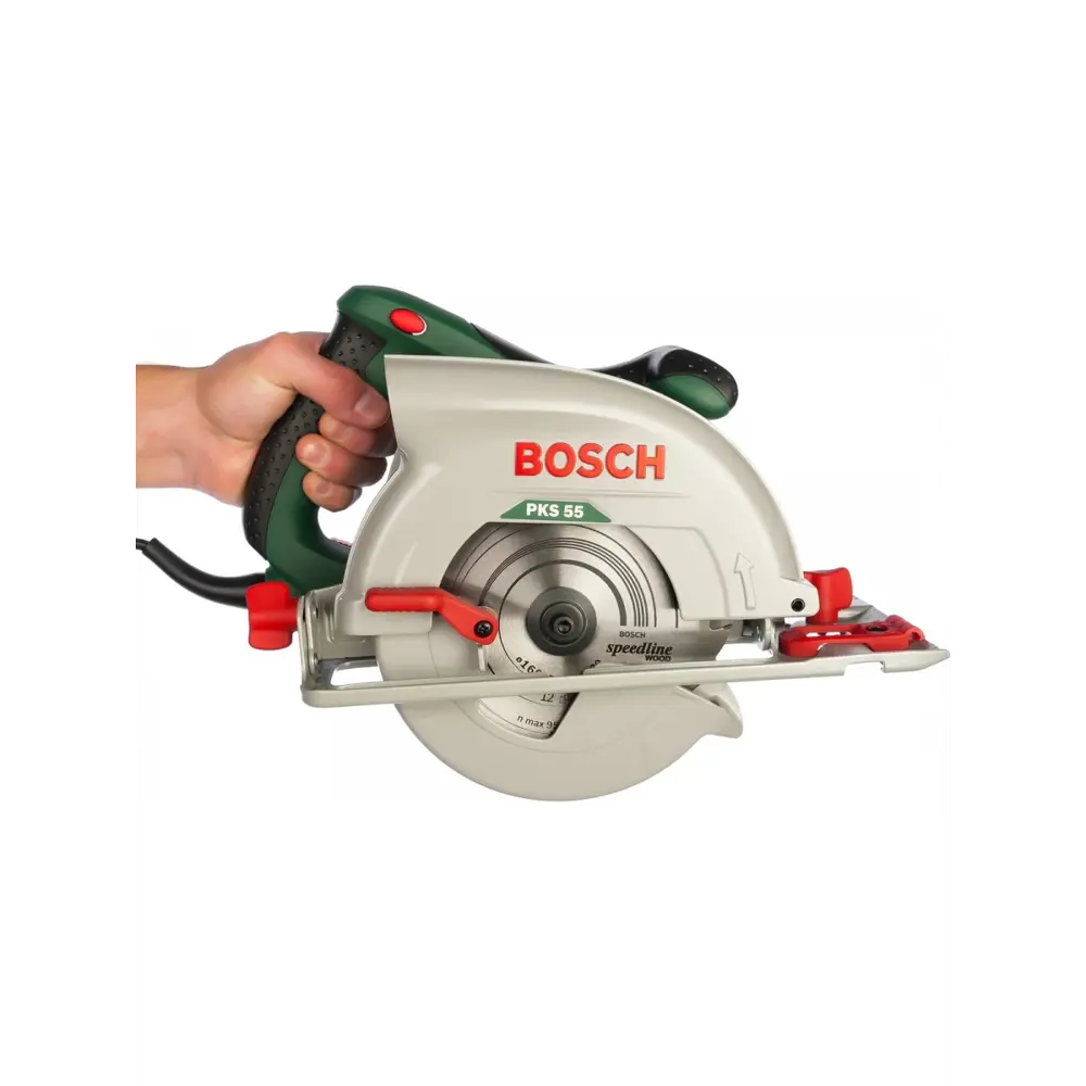 Фото 11 Пила циркулярная сетевая Bosch PKS 55, 1200 Вт, 160 мм Фото 11 Пила циркулярная сетевая Bosch PKS 55, 1200 Вт, 160 мм