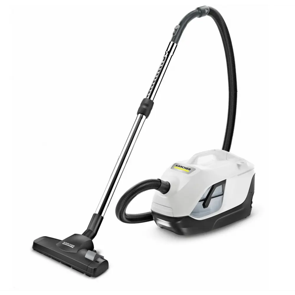 Фото Пылесос с мешком-пылесборником с влажной уборкой Karcher 1.195-252.0 650 Вт 0 л цвет белый Фото Пылесос с мешком-пылесборником с влажной уборкой Karcher 1.195-252.0 650 Вт 0 л цвет белый