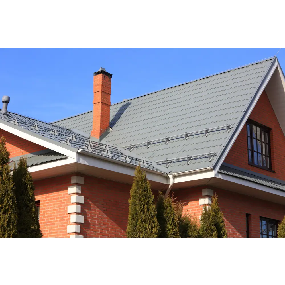 Фото 3 Снегозадержатель трубчатый Grand line 41x100см RAL 3005 Фото 3 Снегозадержатель трубчатый Grand line 41x100см RAL 3005