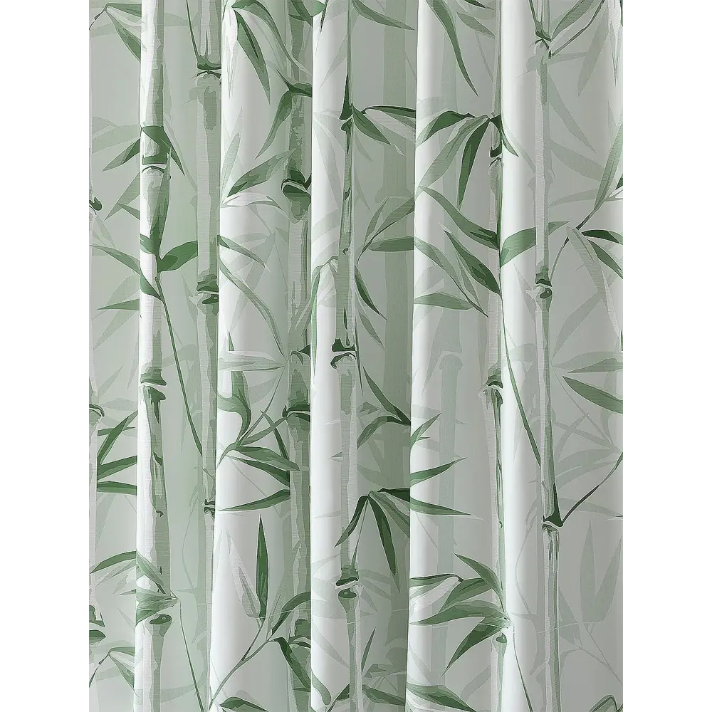 Фото 2 Комплект штор At home Базовая коллекция AT901327 на шторной ленте 250x150 см цвет зеленый Фото 2 Комплект штор At home Базовая коллекция AT901327 на шторной ленте 250x150 см цвет зеленый