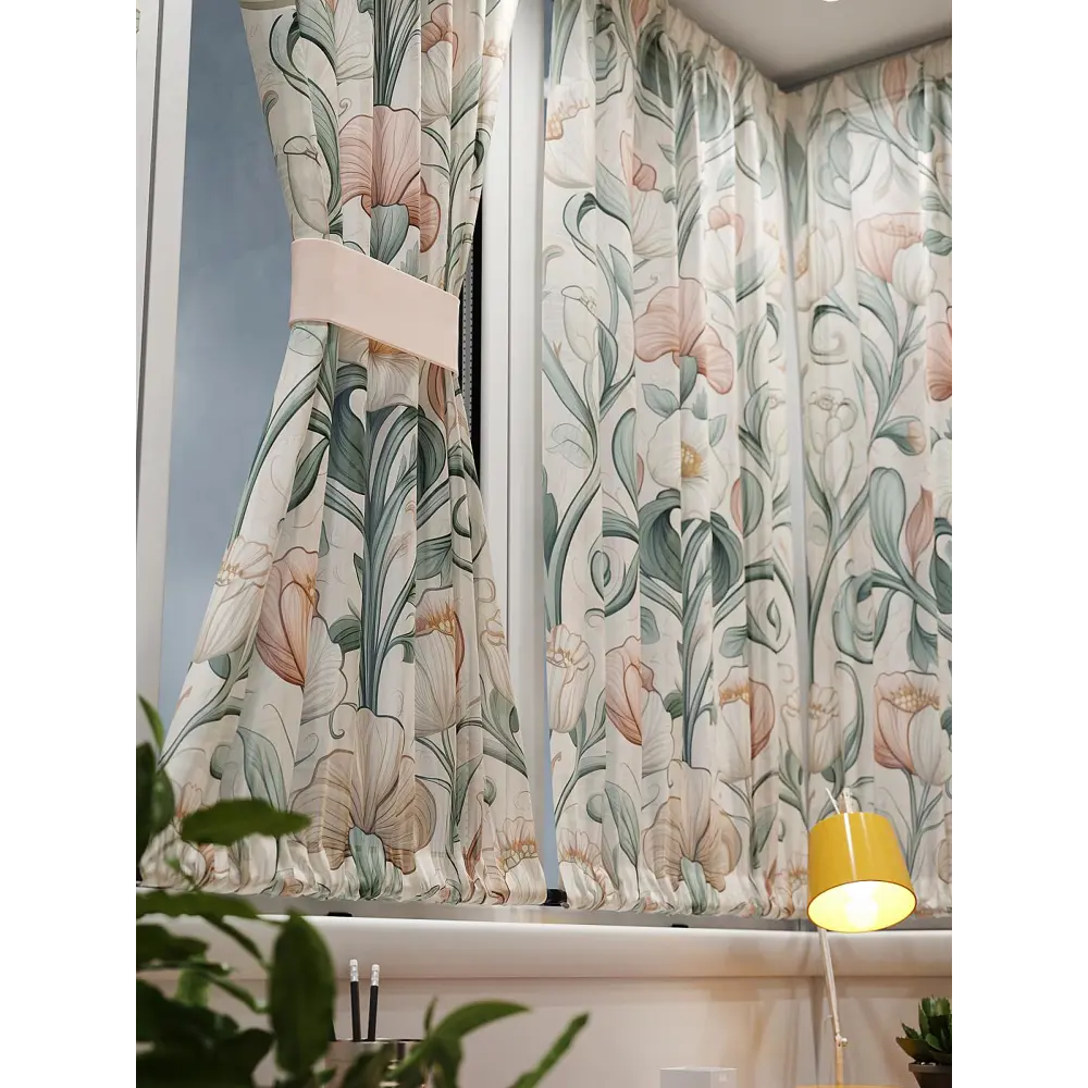 Фото 6 Тюль At home Базовая коллекция AT764096 на шторной ленте 140x100 см цвет бежевый Фото 6 Тюль At home Базовая коллекция AT764096 на шторной ленте 140x100 см цвет бежевый