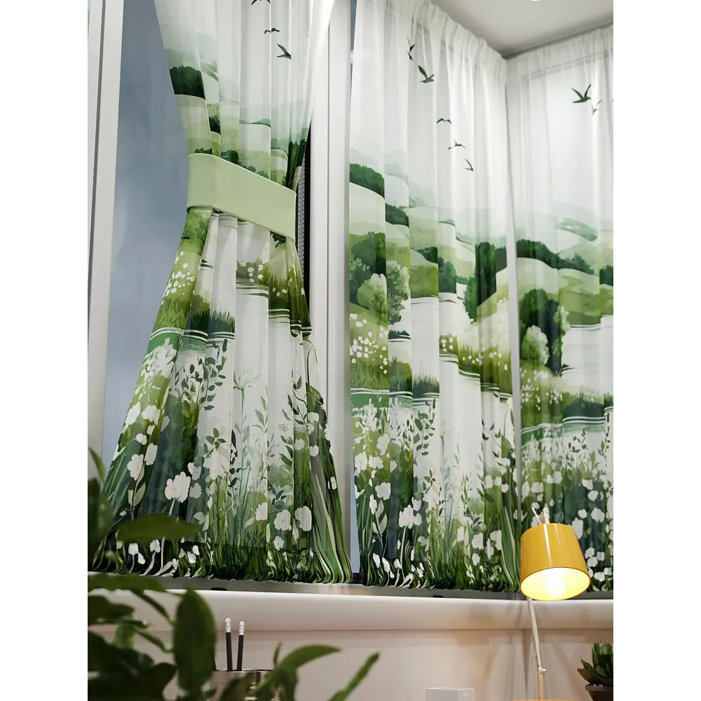 Фото 6 Тюль At home Базовая коллекция AT764097 на шторной ленте 140x100 см цвет белый Фото 6 Тюль At home Базовая коллекция AT764097 на шторной ленте 140x100 см цвет белый