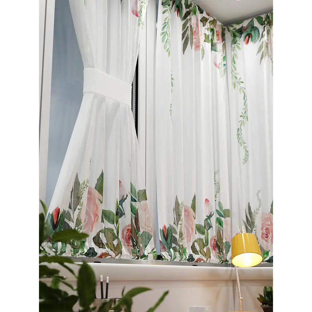Фото 6 Тюль At home Базовая коллекция AT764005 на шторной ленте 140x100 см цвет белый Фото 6 Тюль At home Базовая коллекция AT764005 на шторной ленте 140x100 см цвет белый