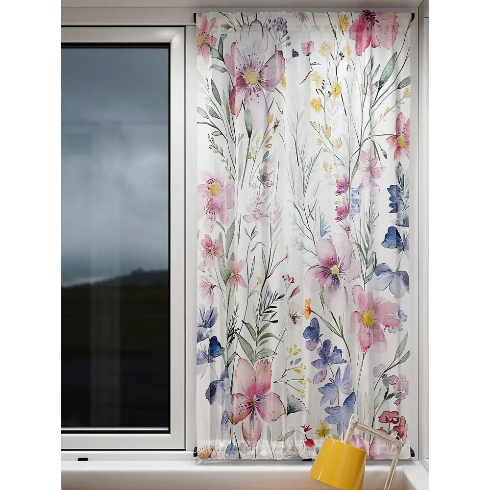 Фото 5 Тюль At home Базовая коллекция AT764008 на шторной ленте 140x100 см цвет розовый Фото 5 Тюль At home Базовая коллекция AT764008 на шторной ленте 140x100 см цвет розовый