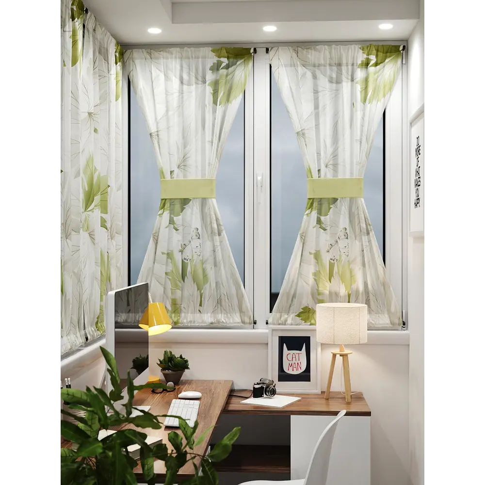 Фото 8 Тюль At home Базовая коллекция AT764017 на шторной ленте 140x100 см цвет бежевый Фото 8 Тюль At home Базовая коллекция AT764017 на шторной ленте 140x100 см цвет бежевый