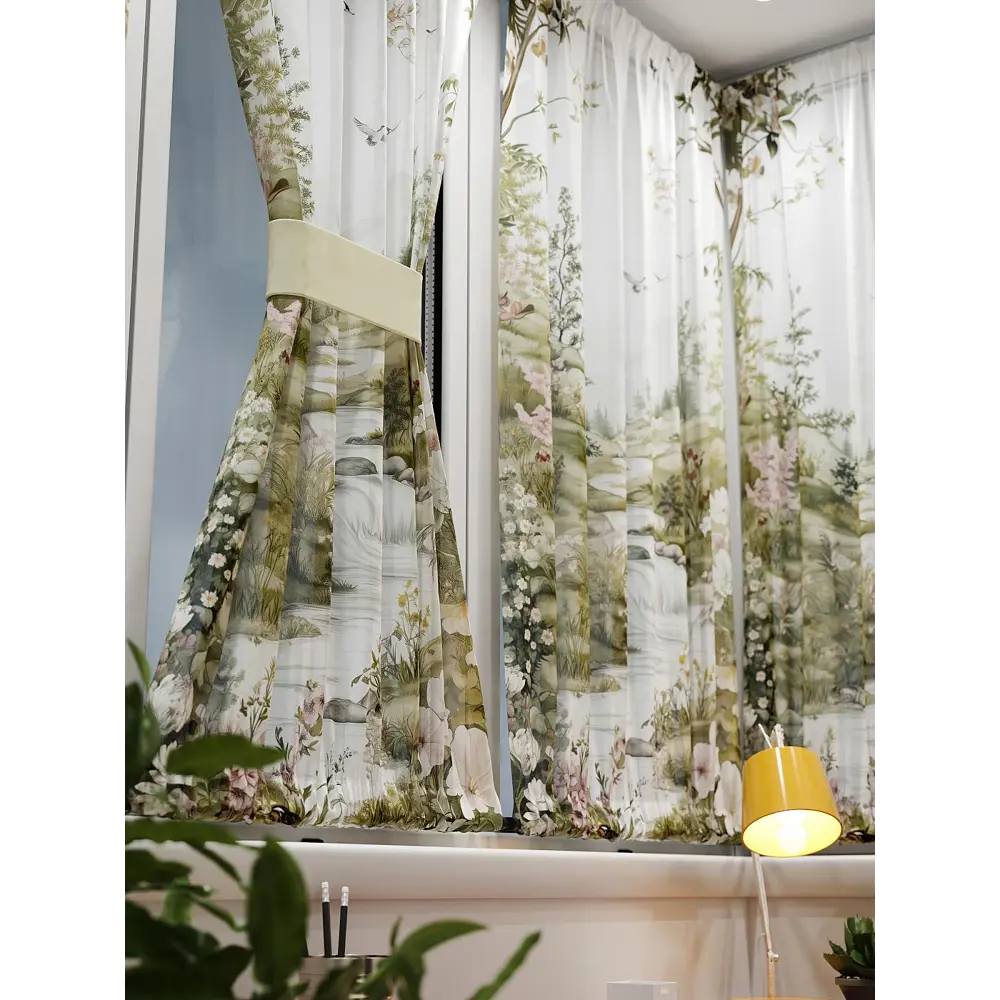 Фото 6 Тюль At home Базовая коллекция AT764036 на шторной ленте 140x100 см цвет белый Фото 6 Тюль At home Базовая коллекция AT764036 на шторной ленте 140x100 см цвет белый