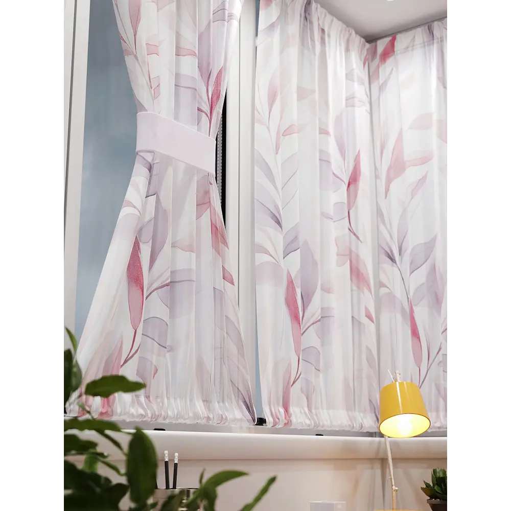 Фото 6 Тюль At home Базовая коллекция AT764197 на шторной ленте 140x100 см цвет белый Фото 6 Тюль At home Базовая коллекция AT764197 на шторной ленте 140x100 см цвет белый