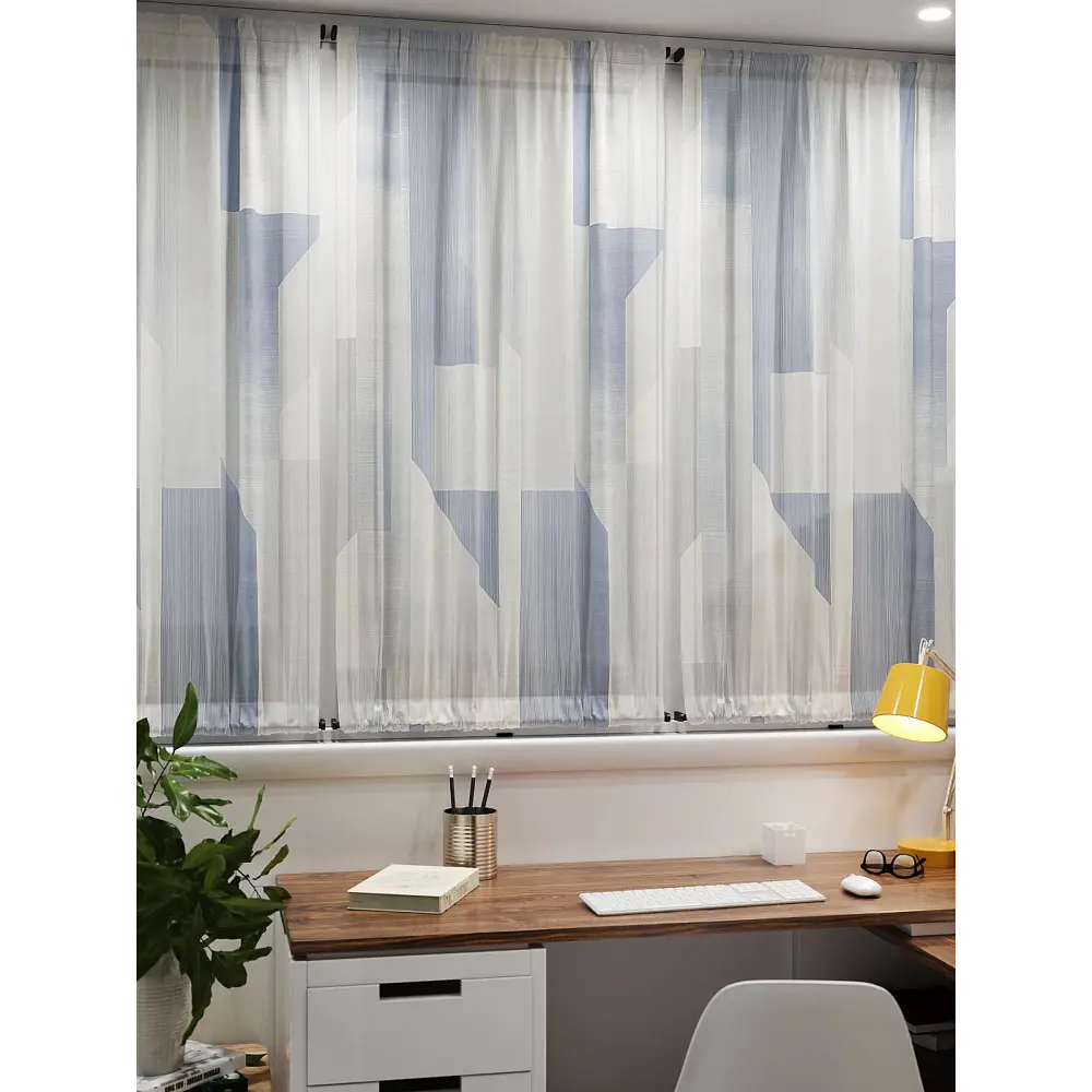 Фото 7 Тюль At home Базовая коллекция AT764175 на шторной ленте 140x100 см цвет бежевый Фото 7 Тюль At home Базовая коллекция AT764175 на шторной ленте 140x100 см цвет бежевый