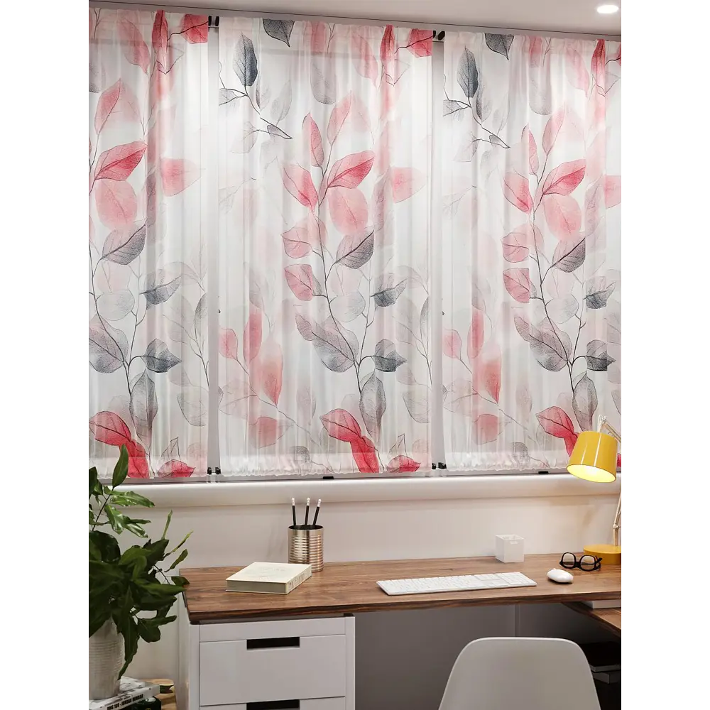 Фото 7 Тюль At home Базовая коллекция AT764141 на шторной ленте 140x100 см цвет белый Фото 7 Тюль At home Базовая коллекция AT764141 на шторной ленте 140x100 см цвет белый