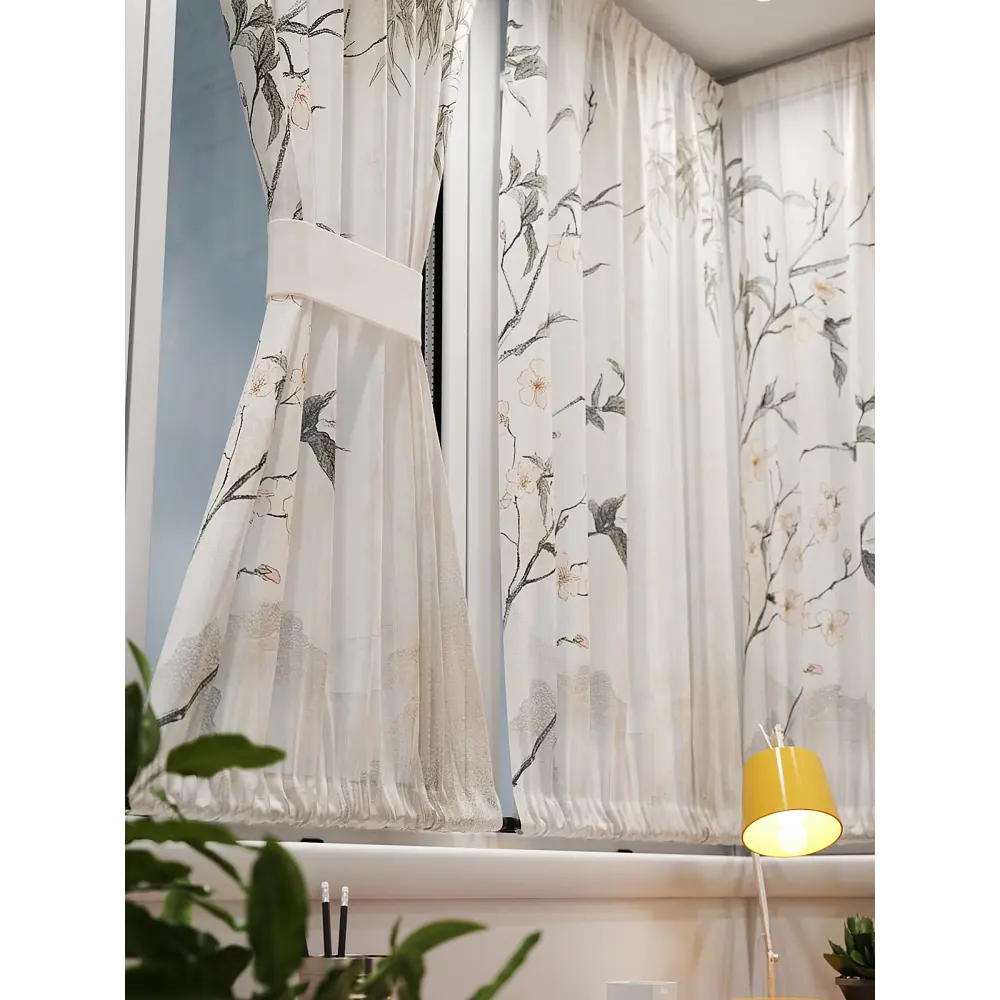 Фото 6 Тюль At home Базовая коллекция AT764130 на шторной ленте 140x100 см цвет бежевый Фото 6 Тюль At home Базовая коллекция AT764130 на шторной ленте 140x100 см цвет бежевый