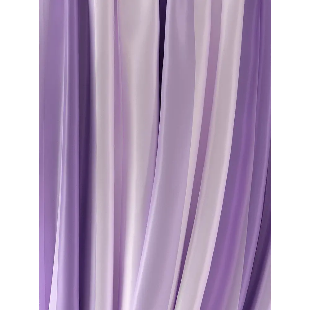 Фото 2 Комплект штор At home Базовая коллекция AT751093 на шторной ленте 300x220 см цвет фиолетовый