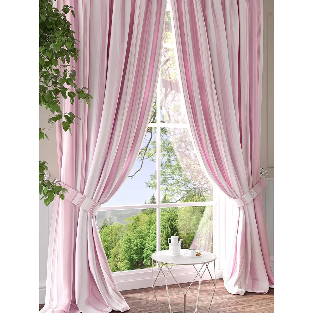 Фото 3 Комплект штор At home Базовая коллекция AT751076 на шторной ленте 300x220 см цвет белый Фото 3 Комплект штор At home Базовая коллекция AT751076 на шторной ленте 300x220 см цвет белый