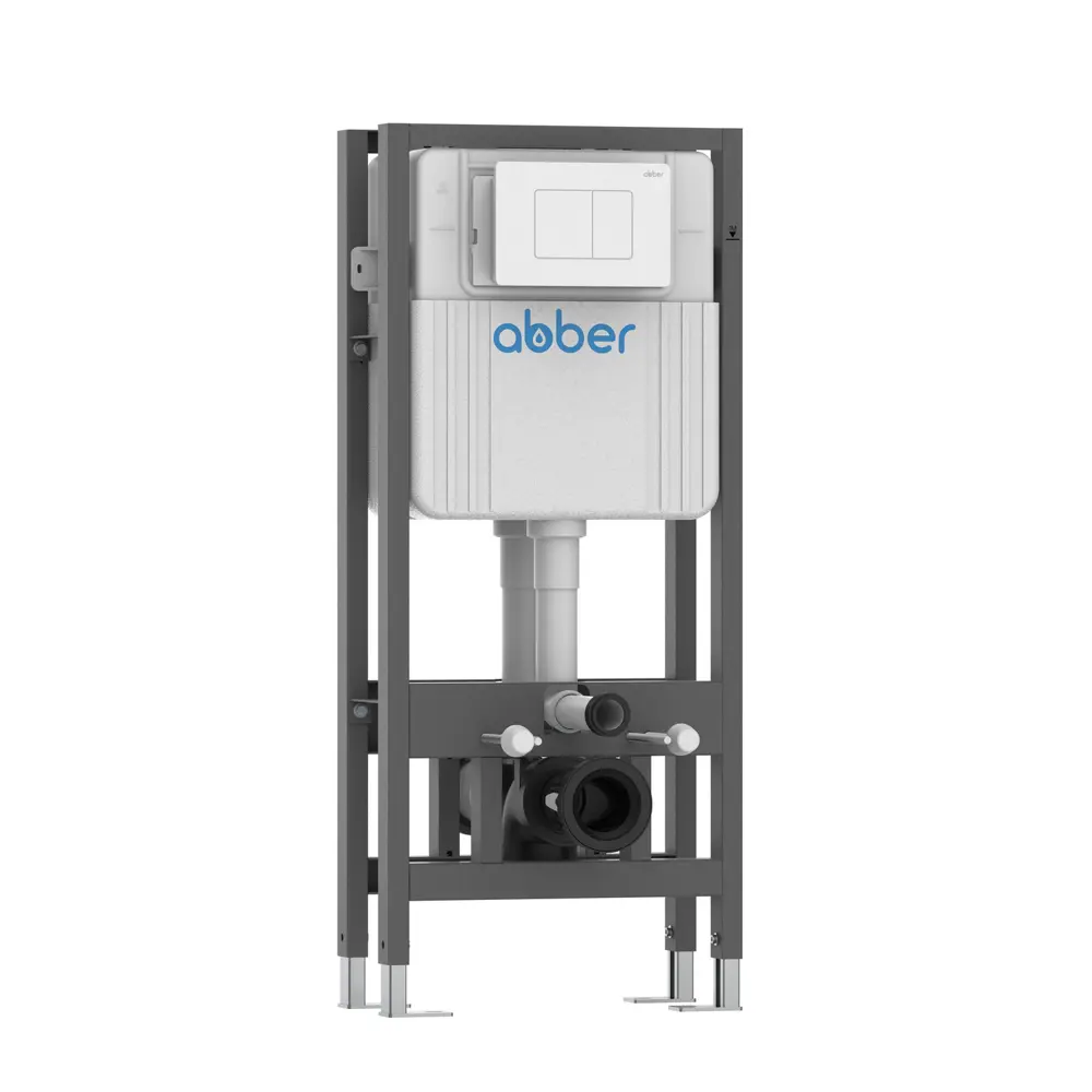 Фото Инсталляция двойная самонесущая Abber AC0106 для двух подвесных унитазов Фото Инсталляция двойная самонесущая Abber AC0106 для двух подвесных унитазов