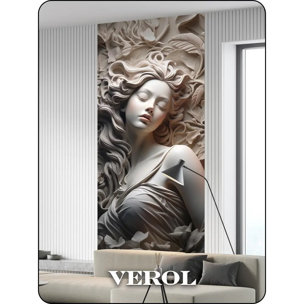 Фото 4 Фотообои флизелиновые 3D Verol 95x200 см Барельеф женщина Фото 4 Фотообои флизелиновые 3D Verol 95x200 см Барельеф женщина