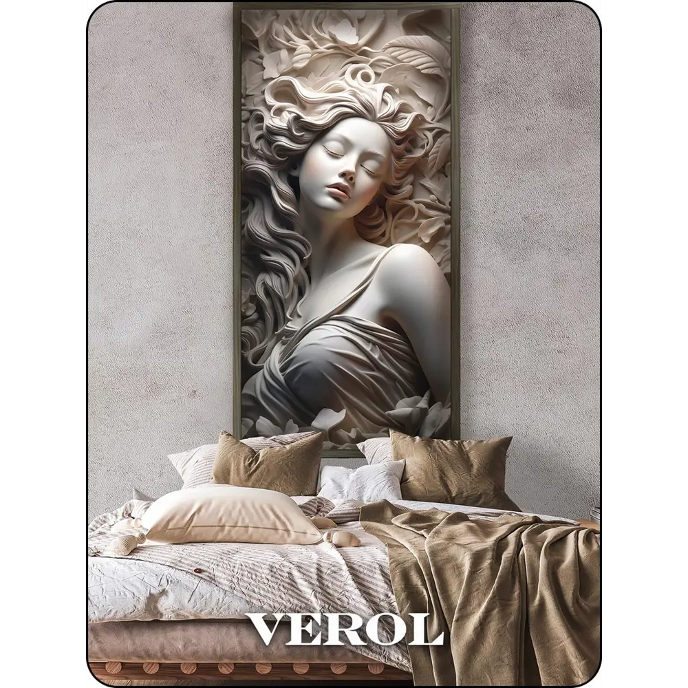 Фото 3 Фотообои флизелиновые 3D Verol 95x200 см Барельеф женщина Фото 3 Фотообои флизелиновые 3D Verol 95x200 см Барельеф женщина