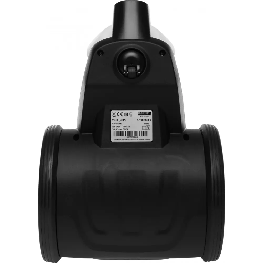 Фото 3 Пылесос с мешком-пылесборником с влажной уборкой Karcher 1.198-053.0 700 Вт 0 л цвет белый Фото 3 Пылесос с мешком-пылесборником с влажной уборкой Karcher 1.198-053.0 700 Вт 0 л цвет белый