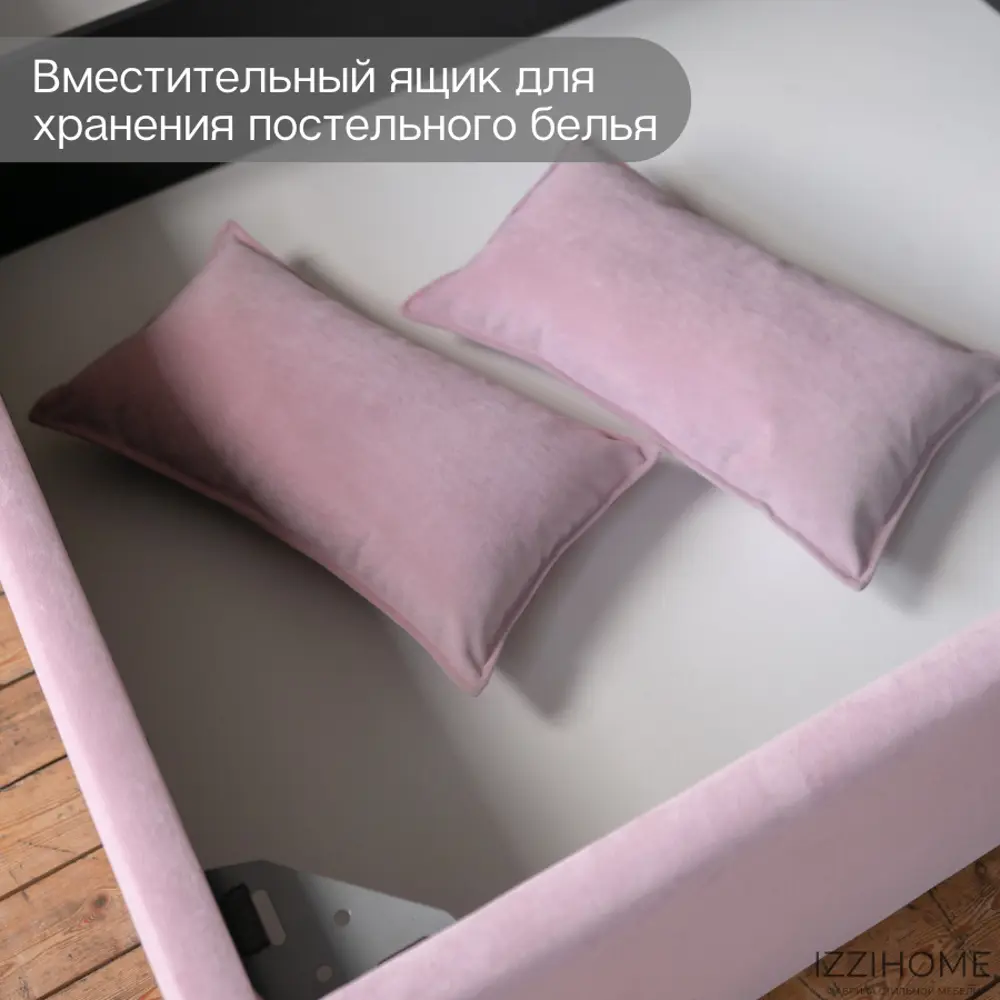 Фото 12 Кровать Izzihome Line 149x100x212 см дсп цвет розовый Фото 12 Кровать Izzihome Line 149x100x212 см дсп цвет розовый
