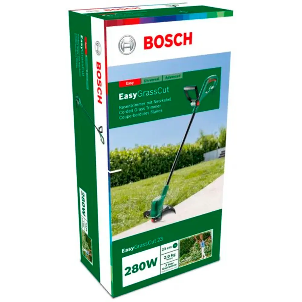 Фото 3 Триммер электрический Bosch EasyGrassCut 23 280 Вт Фото 3 Триммер электрический Bosch EasyGrassCut 23 280 Вт