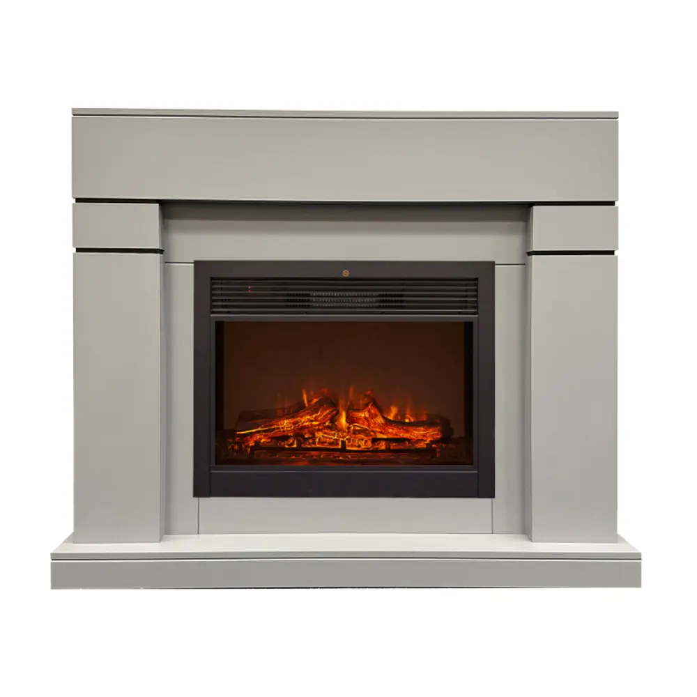 Фото Каминокомплект Realflame Lindelse 26 GR-P715 с очагом Genius 26 1550Вт серый Фото Каминокомплект Realflame Lindelse 26 GR-P715 с очагом Genius 26 1550Вт серый