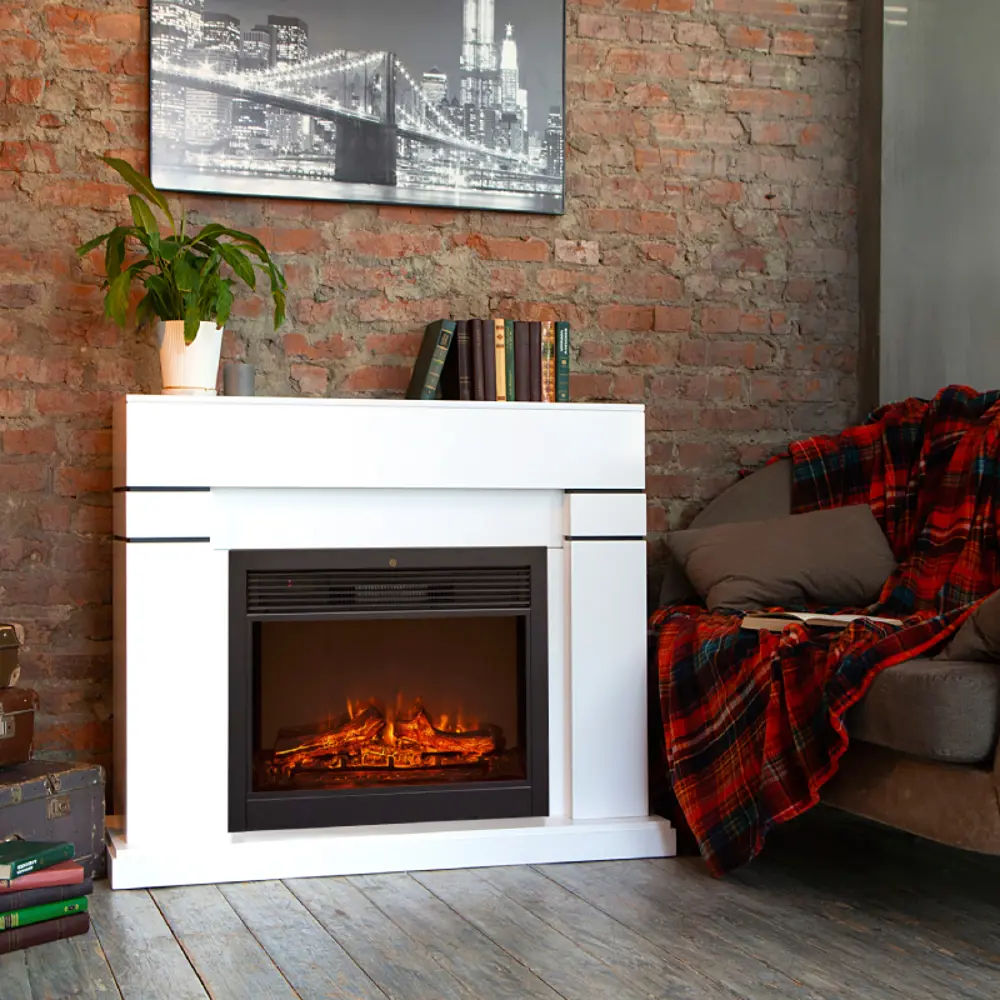 Фото 3 Каминокомплект Realflame Lindelse 26 WT с очагом Genius 26 1550Вт белый Фото 3 Каминокомплект Realflame Lindelse 26 WT с очагом Genius 26 1550Вт белый