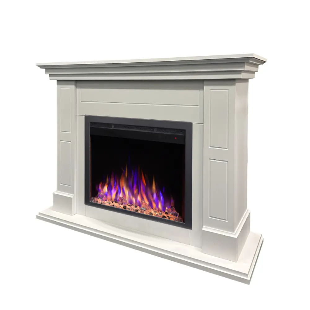 Фото 2 Каминокомплект Realflame Alicante 26/25.5 с очагом EVRIKA 25.5 1500Вт белый Фото 2 Каминокомплект Realflame Alicante 26/25.5 с очагом EVRIKA 25.5 1500Вт белый