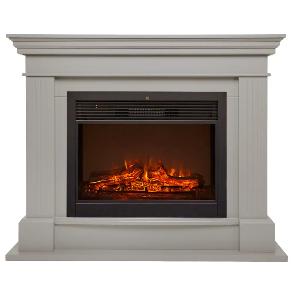 Фото Каминокомплект Realflame Ontario 26/33 BG-P615 с очагом Genius 26 1550Вт латте Фото Каминокомплект Realflame Ontario 26/33 BG-P615 с очагом Genius 26 1550Вт латте