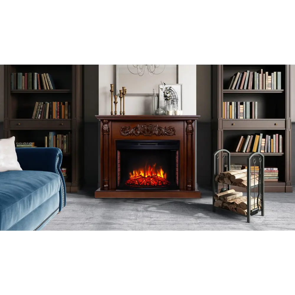 Фото 3 Каминокомплект Realflame Salford 33 NT с очагом FIRESPACE 33 1800Вт орех Фото 3 Каминокомплект Realflame Salford 33 NT с очагом FIRESPACE 33 1800Вт орех