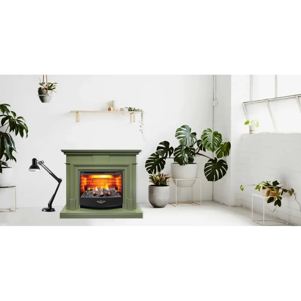 Фото 3 Каминокомплект Realflame Marco 25.5/26 GN-P015 с очагом Fiji (FT255) 1700Вт шалфей Фото 3 Каминокомплект Realflame Marco 25.5/26 GN-P015 с очагом Fiji (FT255) 1700Вт шалфей