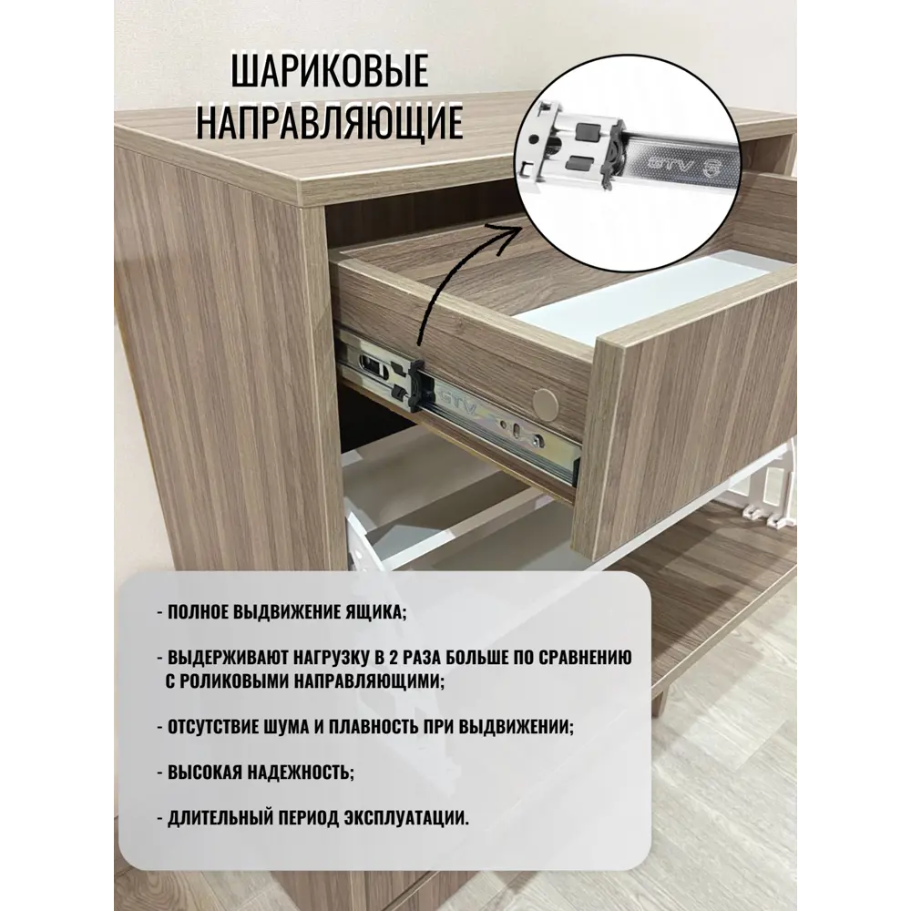 Фото 4 Обувница Puffsib А-5 61x88x32 см 4 полки ЛДСП цвет коричневый Фото 4 Обувница Puffsib А-5 61x88x32 см 4 полки ЛДСП цвет коричневый