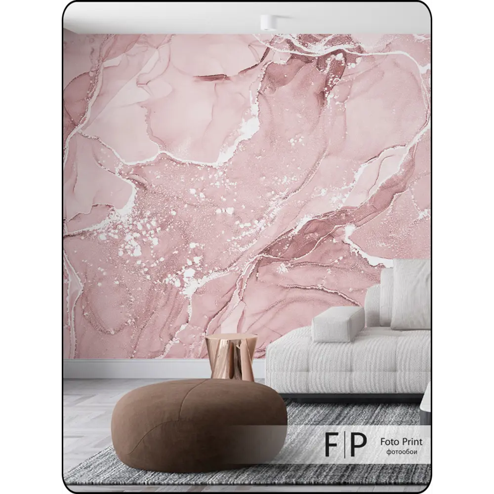 Фото 2 Фотообои флизелиновые Foto print 300x270 см 25-215-А-3-2.7-розовый Фото 2 Фотообои флизелиновые Foto print 300x270 см 25-215-А-3-2.7-розовый