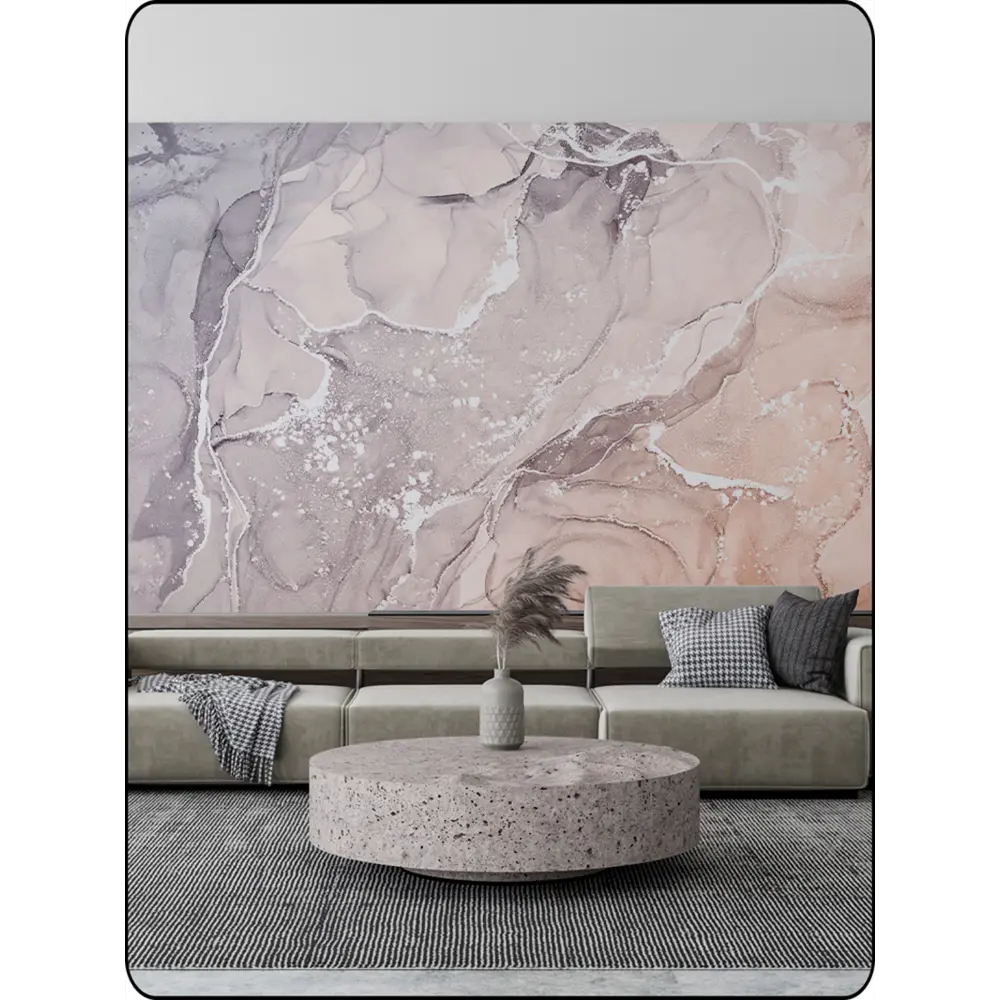 Фото 3 Фотообои флизелиновые Foto print 400x270 см 25-215-А-4-2.7-серо-бежев