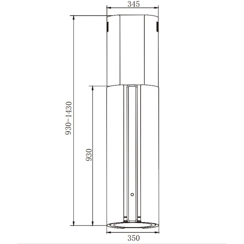 Фото 15 Вытяжка Weissgauff 1400 Island BLDC Black 35 см цвет черный