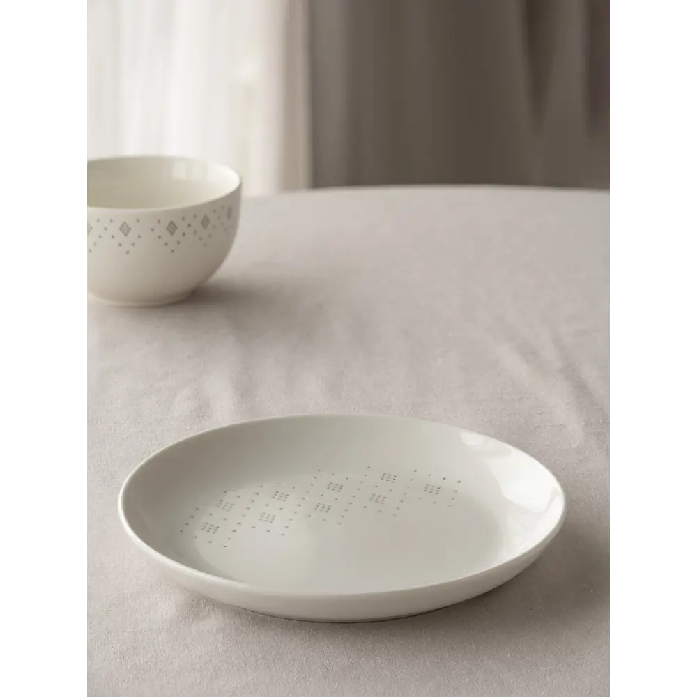 Фото 2 Тарелка глубокая 21 см CE00447 Denastia Фарфор цвет белый