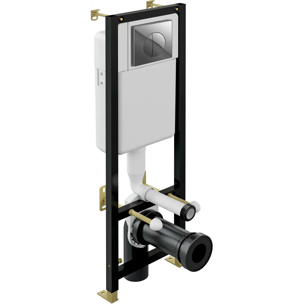Фото 4 Комплект 3 в 1 инсталляция Cersanit Black с унитазом подвесным BelBagno Tre BB8001CHR/SC кнопка хром Фото 4 Комплект 3 в 1 инсталляция Cersanit Black с унитазом подвесным BelBagno Tre BB8001CHR/SC кнопка хром