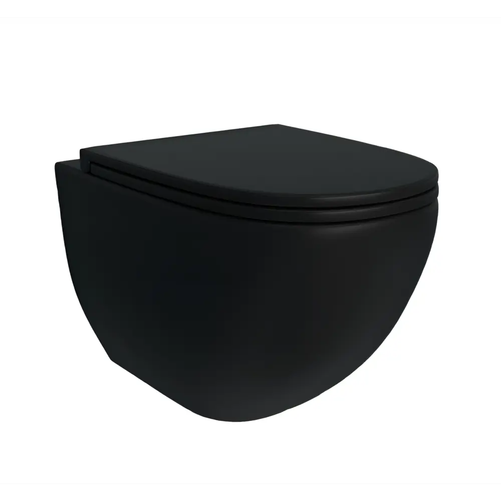 Фото 2 Комплект 3 в 1 инсталляция Cersanit Black с унитазом подвесным Enio Unico BL черный EN4105055 кнопка хром Фото 2 Комплект 3 в 1 инсталляция Cersanit Black с унитазом подвесным Enio Unico BL черный EN4105055 кнопка хром