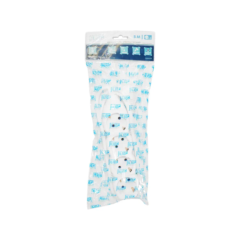 Фото Удлинитель бытовой Jilion 9534152 3x1 5 м 4 розетки с заземлением 3500 Вт цвет белый Фото Удлинитель бытовой Jilion 9534152 3x1 5 м 4 розетки с заземлением 3500 Вт цвет белый